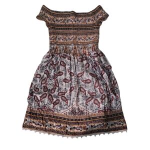 Bohemian Dress with Paisley Print